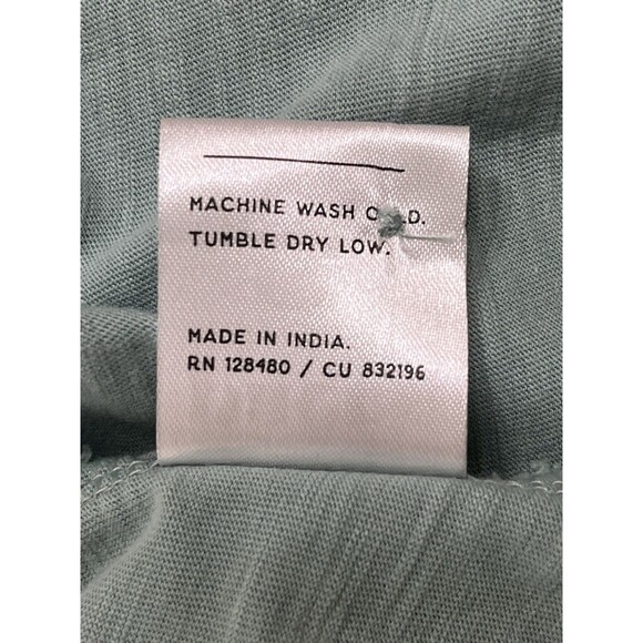 Pact Maxi Dress Womens S Slub Knit Organic Sage Green Henley Tank Dress Comfy - Picture 12 of 13